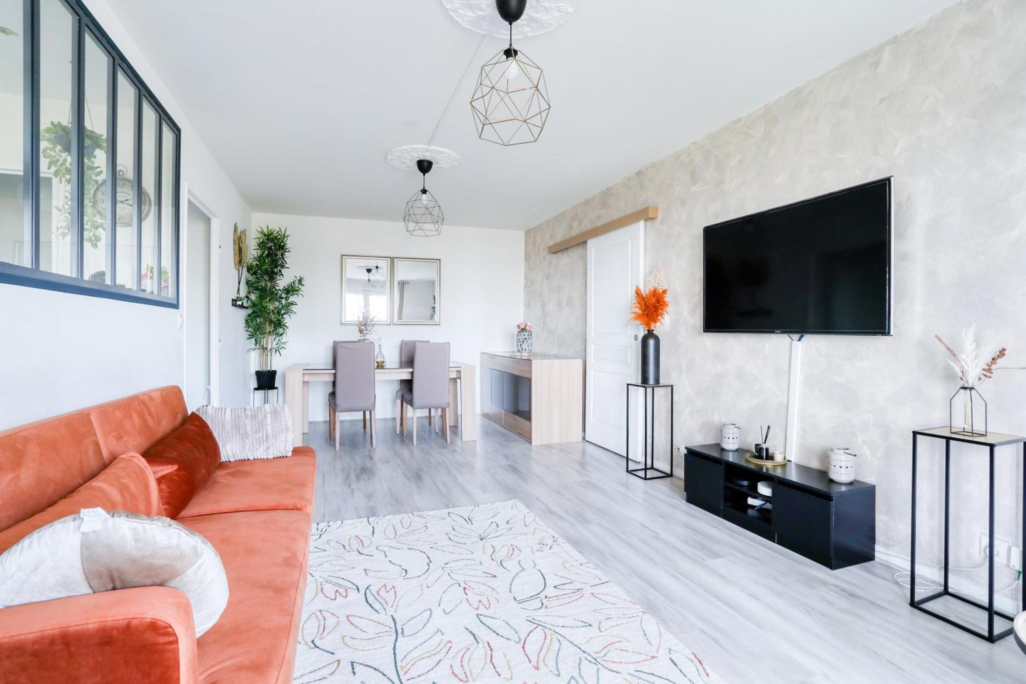 Le Warm Cocon - Spacieux T3 - 5 Personnes - Wifi Et Parking Rosny-sous-Bois Zewnętrze zdjęcie